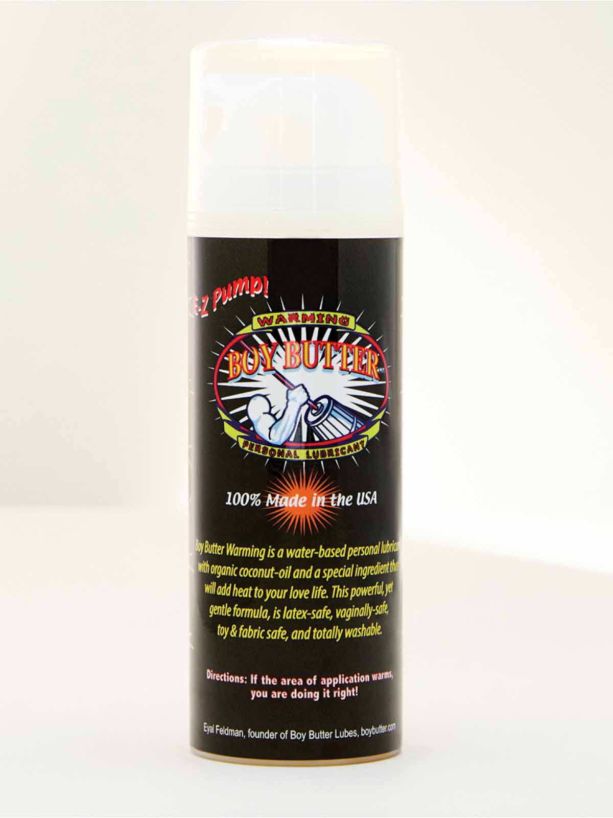 BOY BUTTER WARMING FORMULA 5oz PUMP - FullKit.com