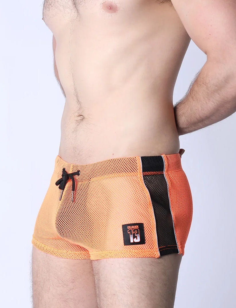 Cellblock13 Chain Reaction Short Orange - Fullkit.com
