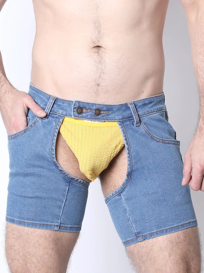 CELLBLOCK 13 TERRY DENIM CHAP SHORT - FullKit.com
