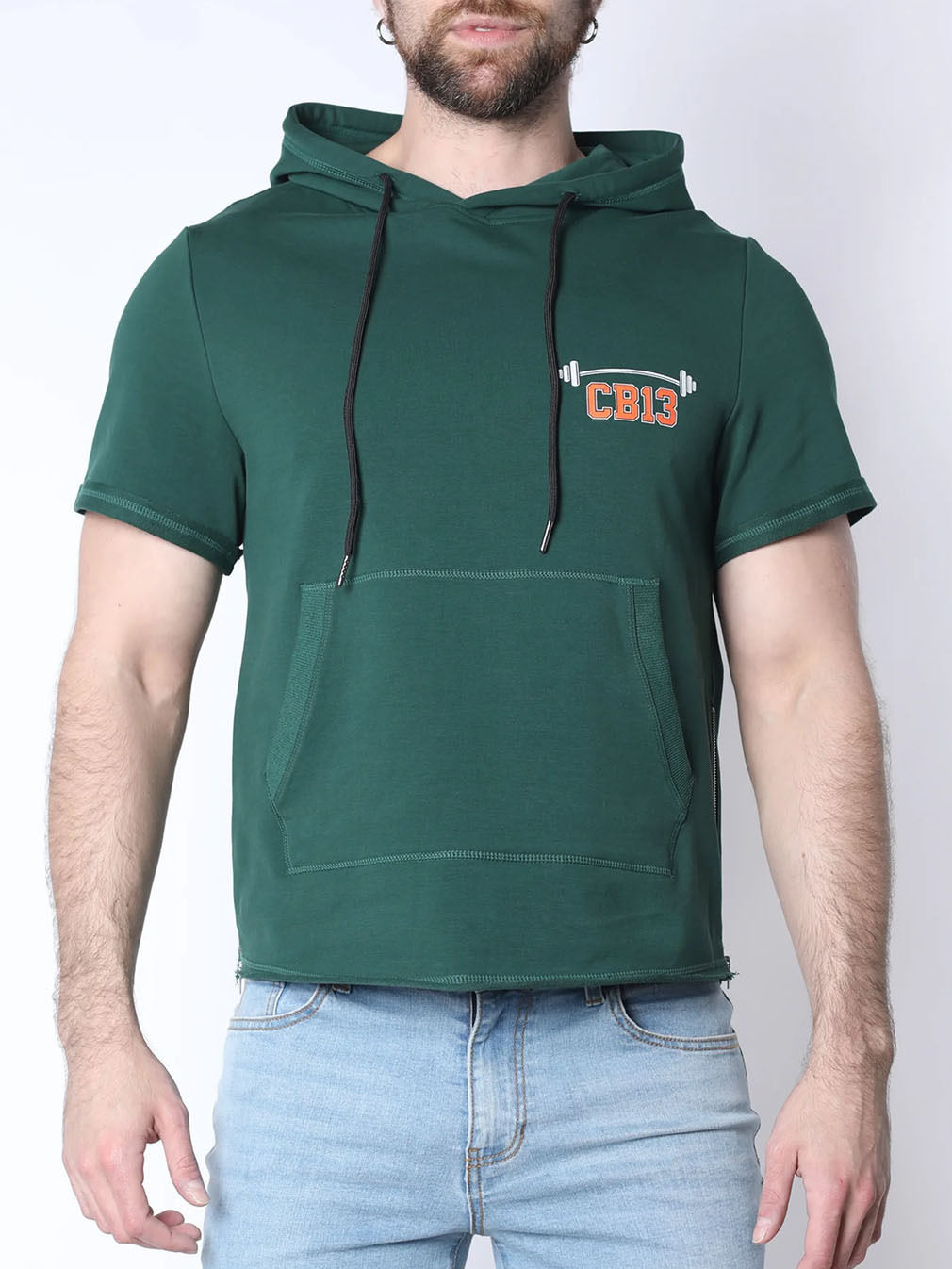 CELLBLOCK13 CB13 LIFTING CLUB HOODIE GREEN - FULLKIT.COM