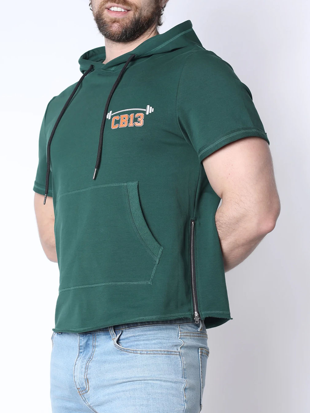 CELLBLOCK13 CB13 LIFTING CLUB HOODIE GREEN - FULLKIT.COM
