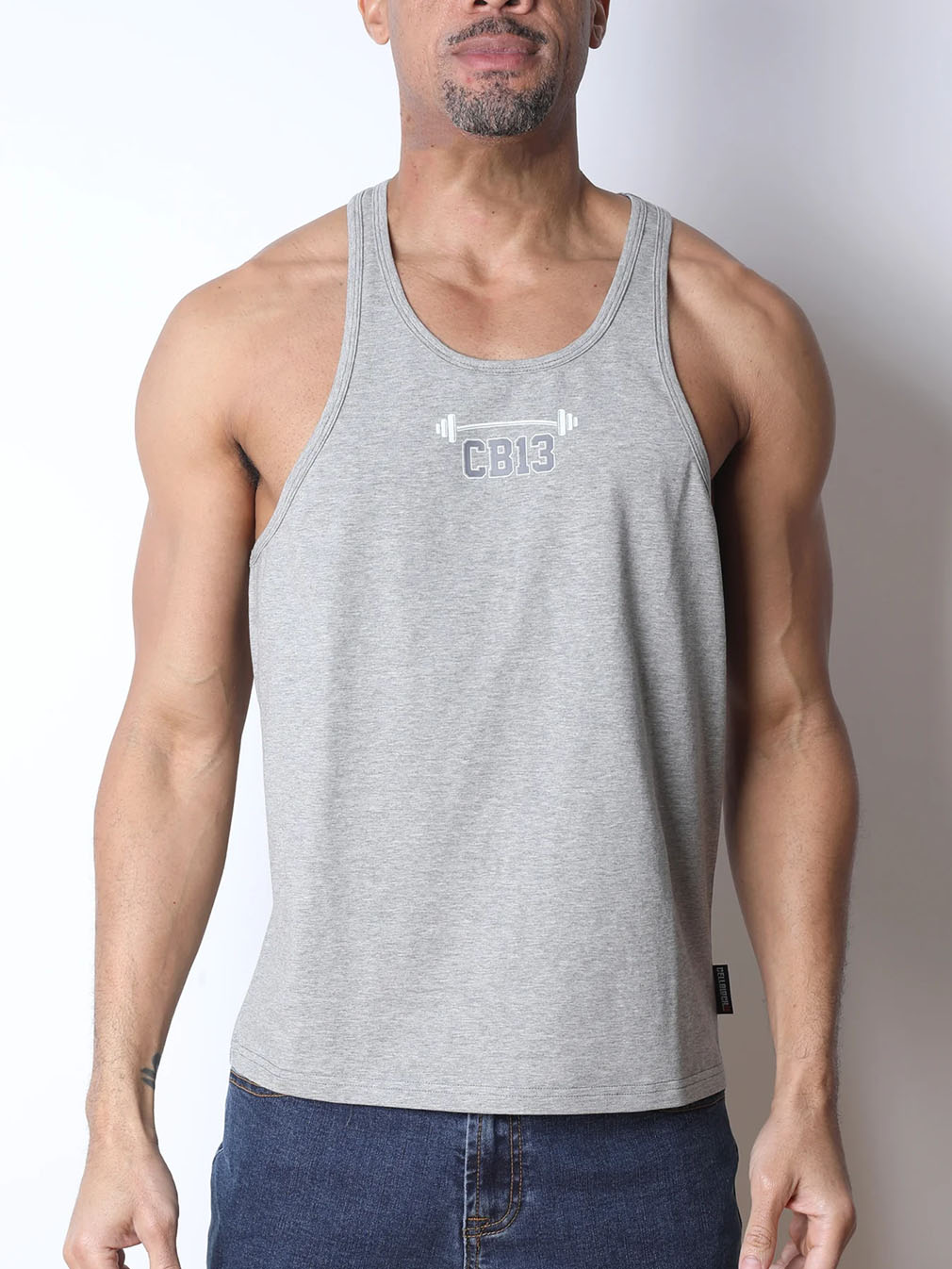 CELLBLOCK13 CB13 LIFTING MUSCLE CLUB TANK TOP GRAY - Fullkit.com