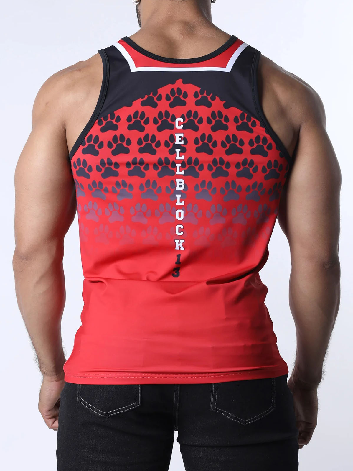 Cellblock13 Muzzle Up Tank Top Red - Fullkit.com