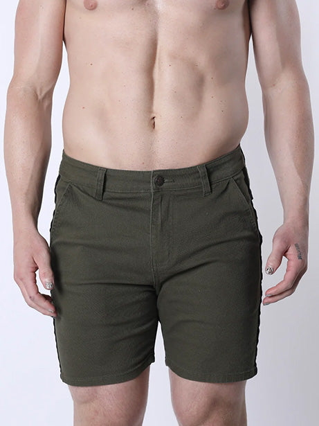 Cellblock13 Brigade Twill Saddle Zipper Short Army Green - Fullkit.com