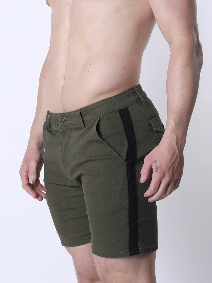 Cellblock13 Brigade Twill Saddle Zipper Short Army Green - Fullkit.com