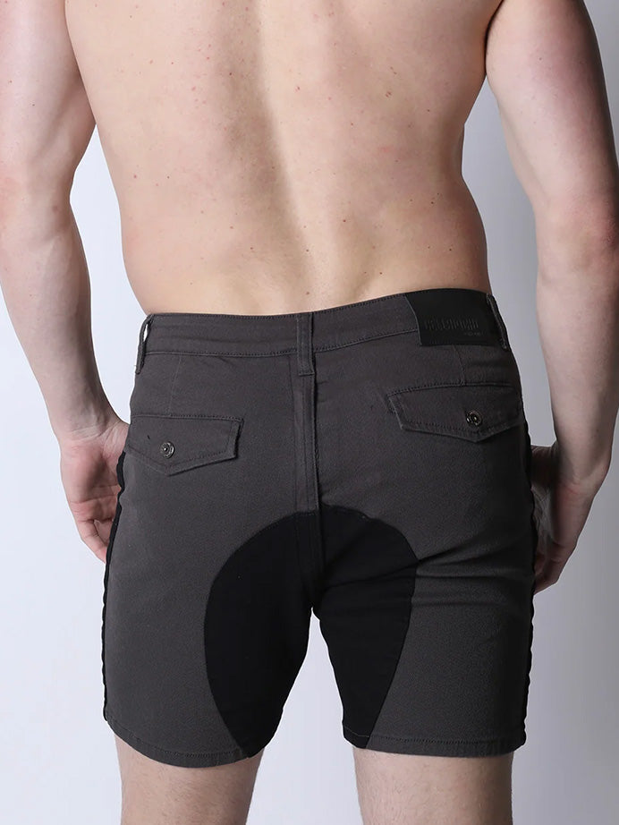 Cellblock13 Brigade Twill Saddle Zipper Short Charcoal - Fullkit.com