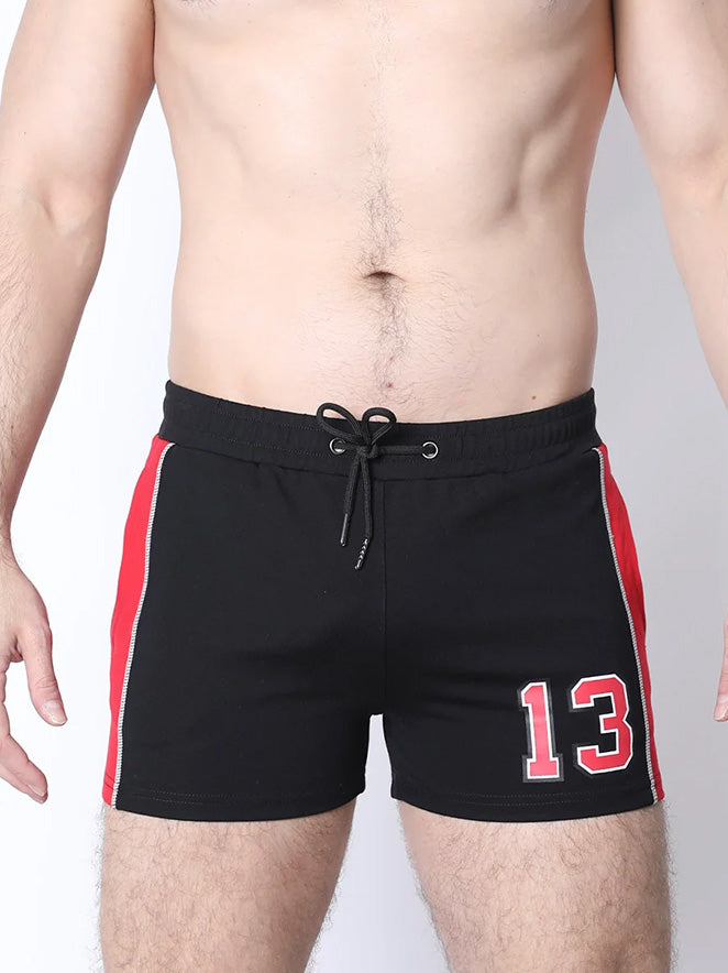 Cellblock13 Field Goal Zipper Short Red - Fullkit.com