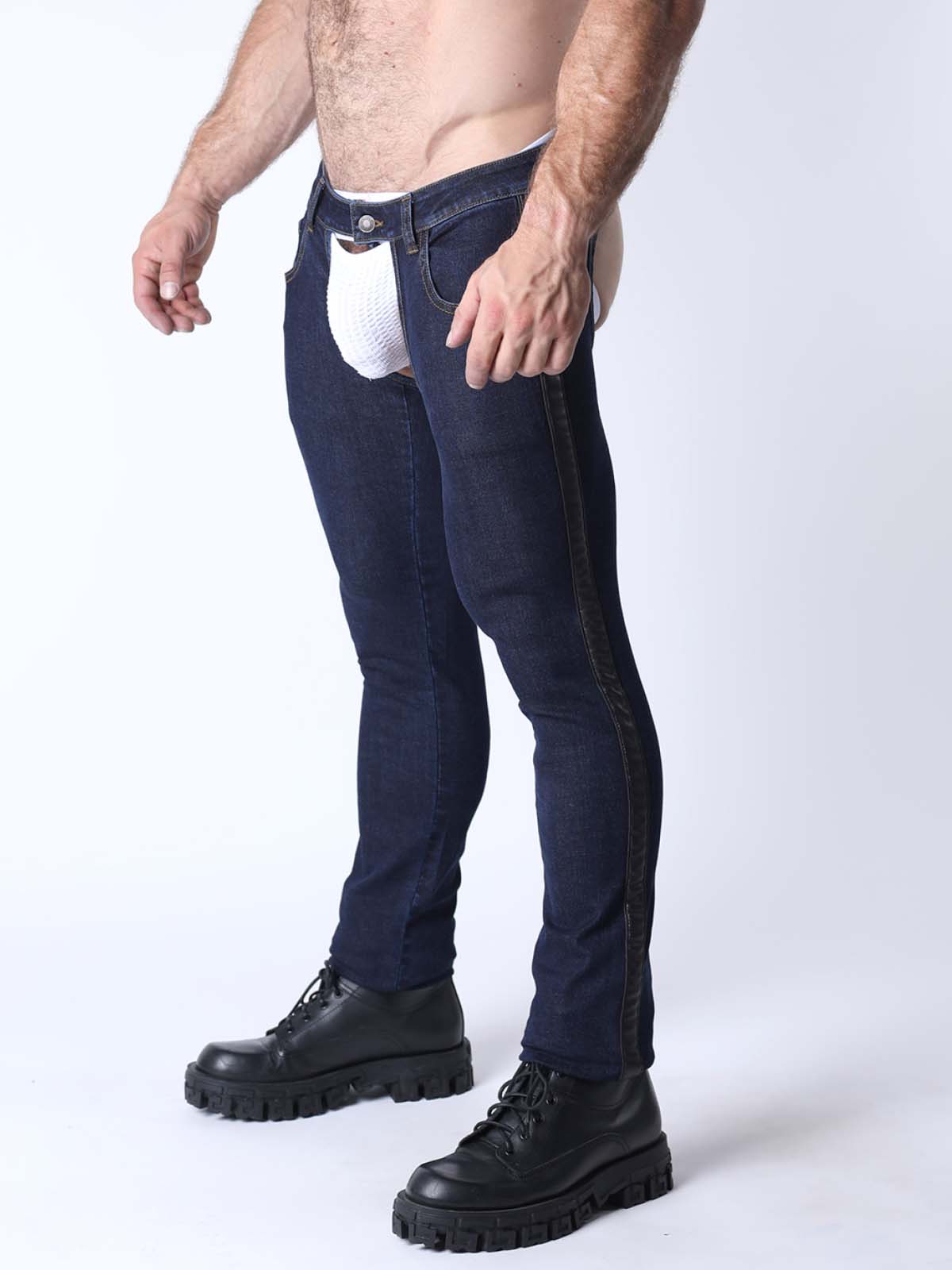 CELLBLOCK13 TERRY DENIM CHAP LIGHT BLUE - FullKit.com