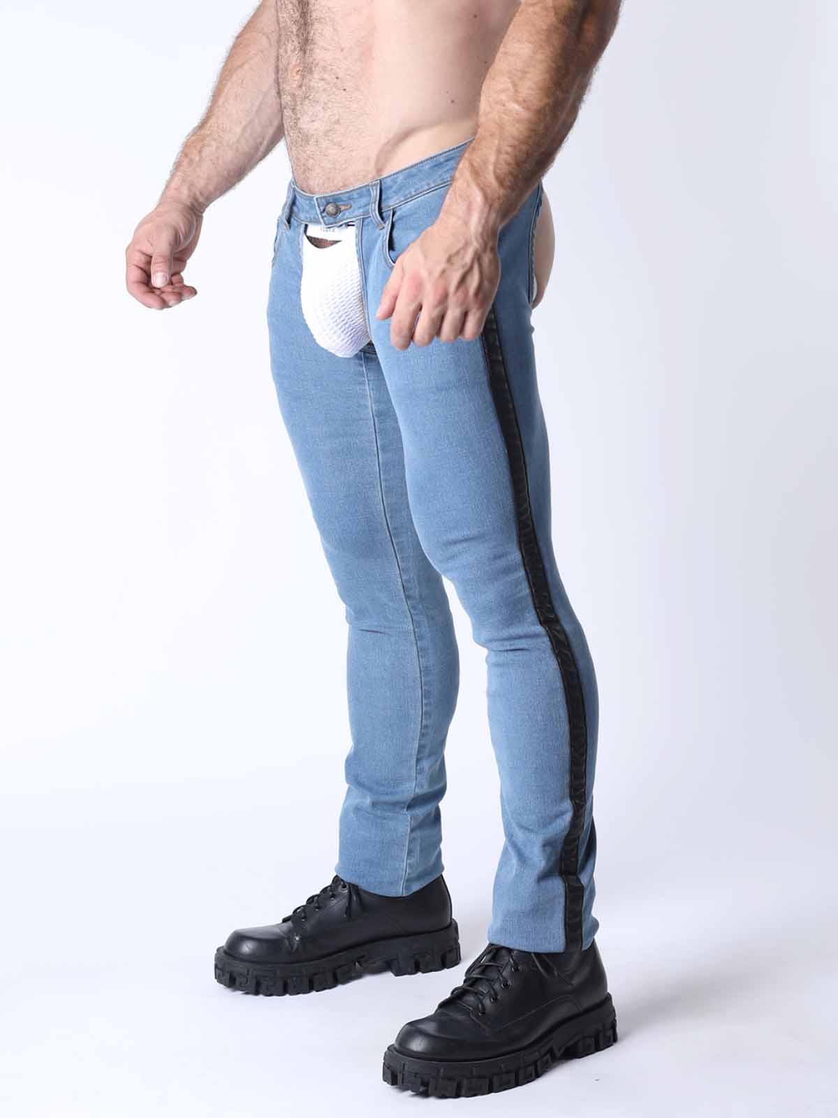 CELLBLOCK13 TERRY DENIM CHAP LIGHT BLUE - FullKit.com