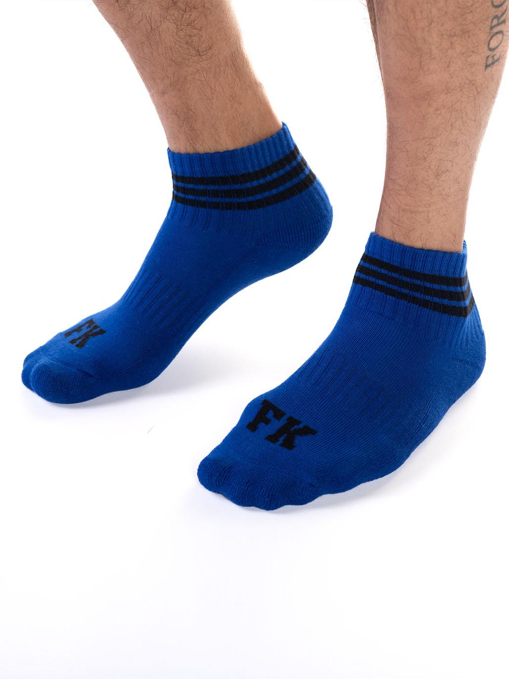 FK SPORT ANKLE SOCK 2 PACK COBALT CHARCOAL - FullKit.com
