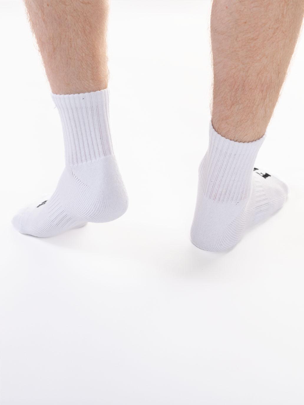FK SPORT ANKLE SOCK 2 PACK SOLID BLACK SOLID WHITE - FullKit.com