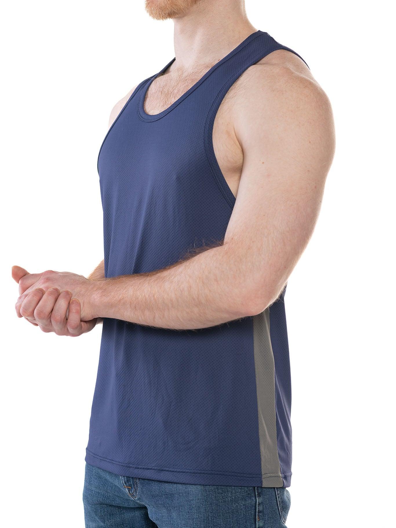 FK SPORT RACE POINT TANK TOP NAVY CHARCOAL - FULLKIT.COM