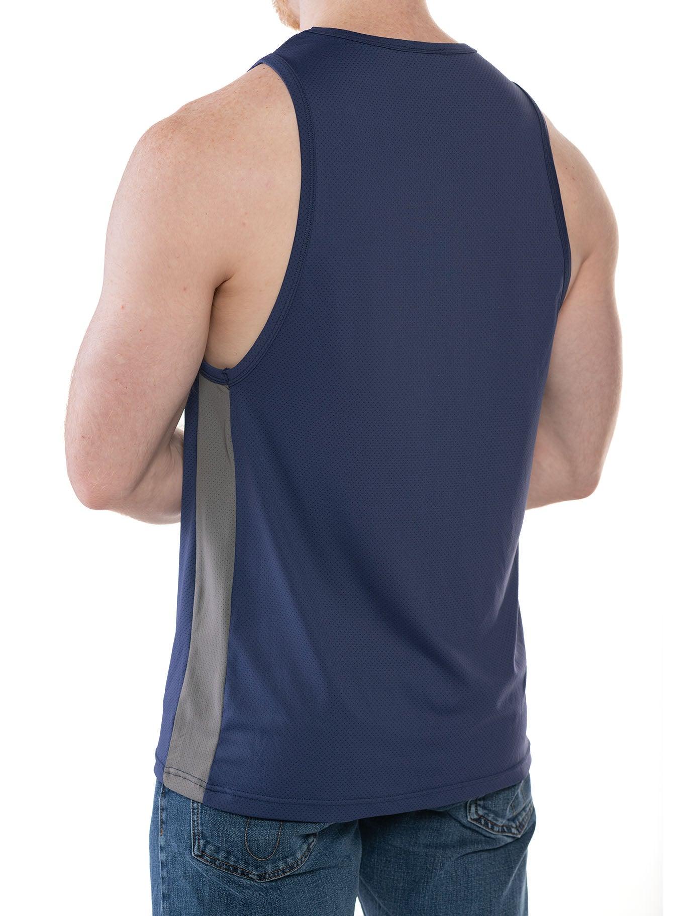 FK SPORT RACE POINT TANK TOP NAVY CHARCOAL - FULLKIT.COM
