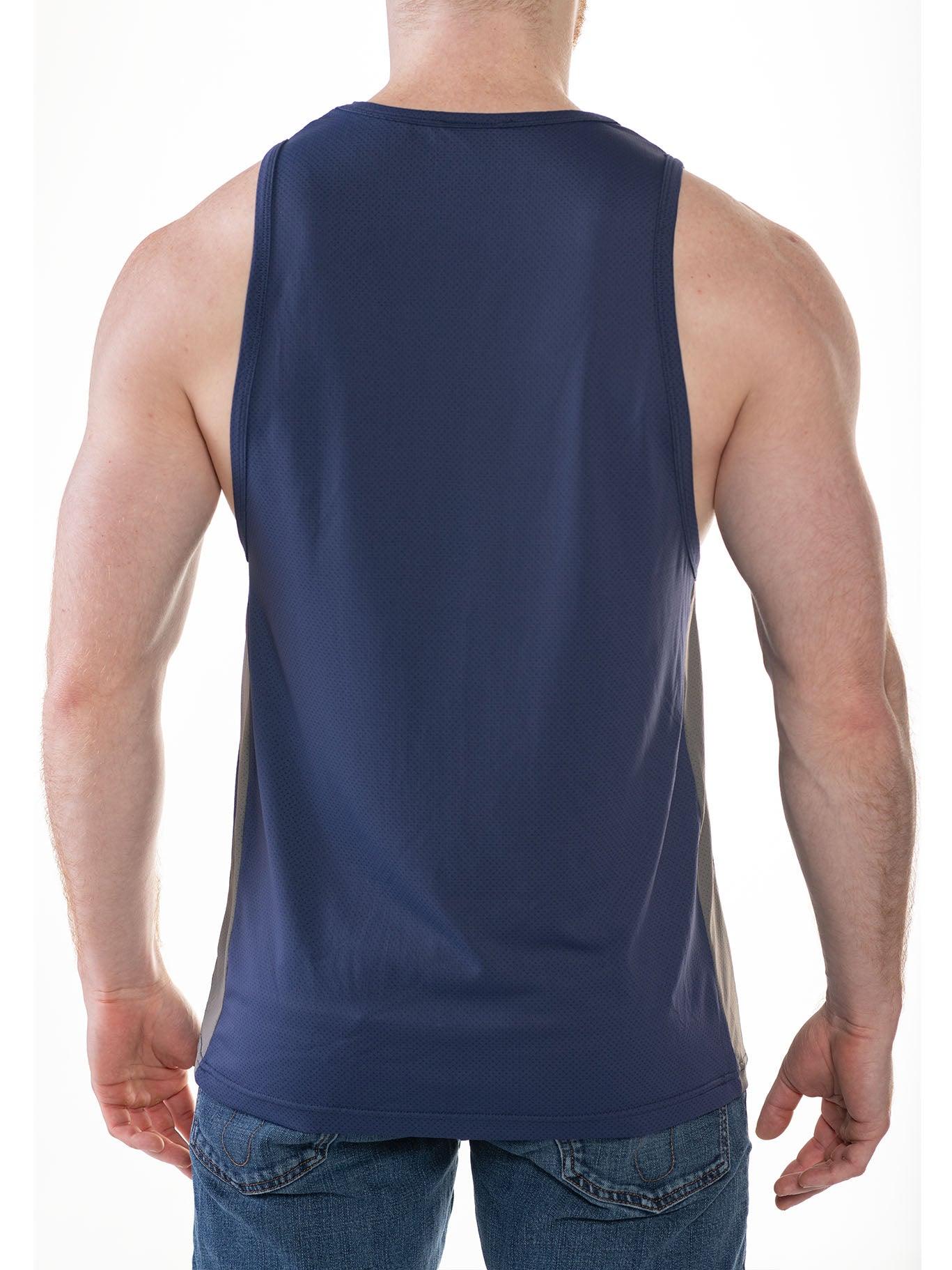 FK SPORT RACE POINT TANK TOP NAVY CHARCOAL - FULLKIT.COM