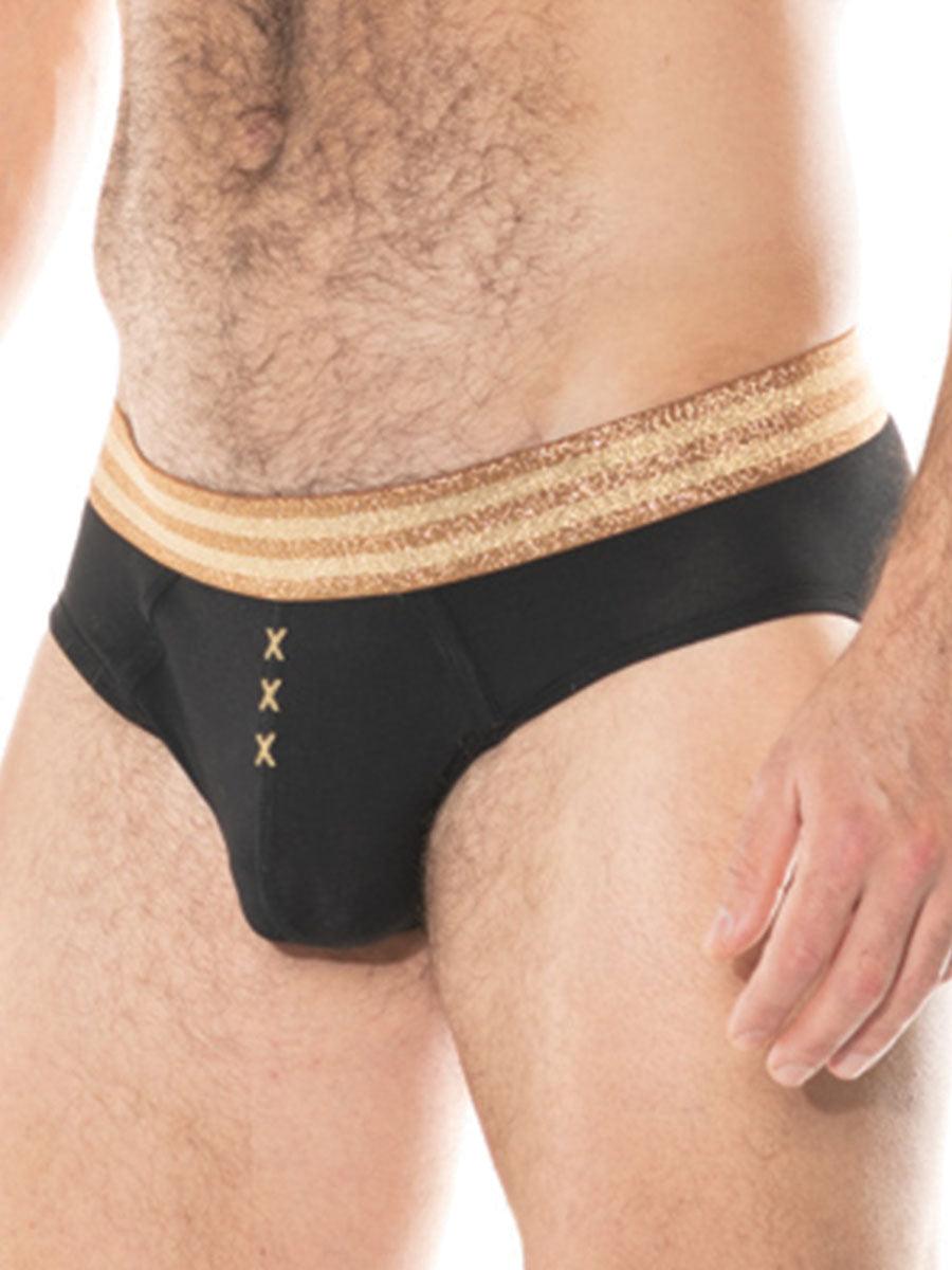 FK SPORT DECADENCE OPEN BACK BRIEF EXOTIC SANDS MIDNIGHT BLACK - FullKit.com