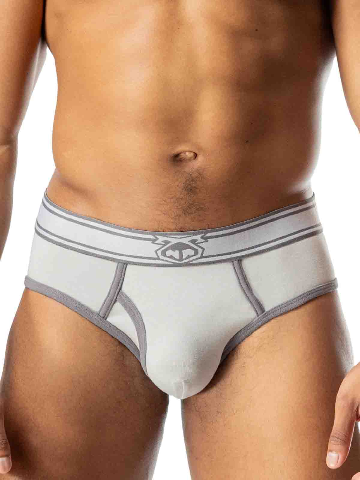 NASTY PIG CORE Y-FRONT BRIEF MIRAGE GREY CASTLEROCK - FullKit.com