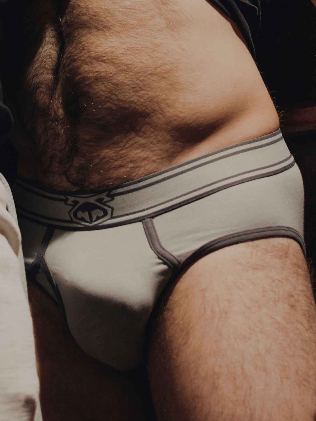NASTY PIG CORE Y-FRONT BRIEF MIRAGE GREY CASTLEROCK - FullKit.com