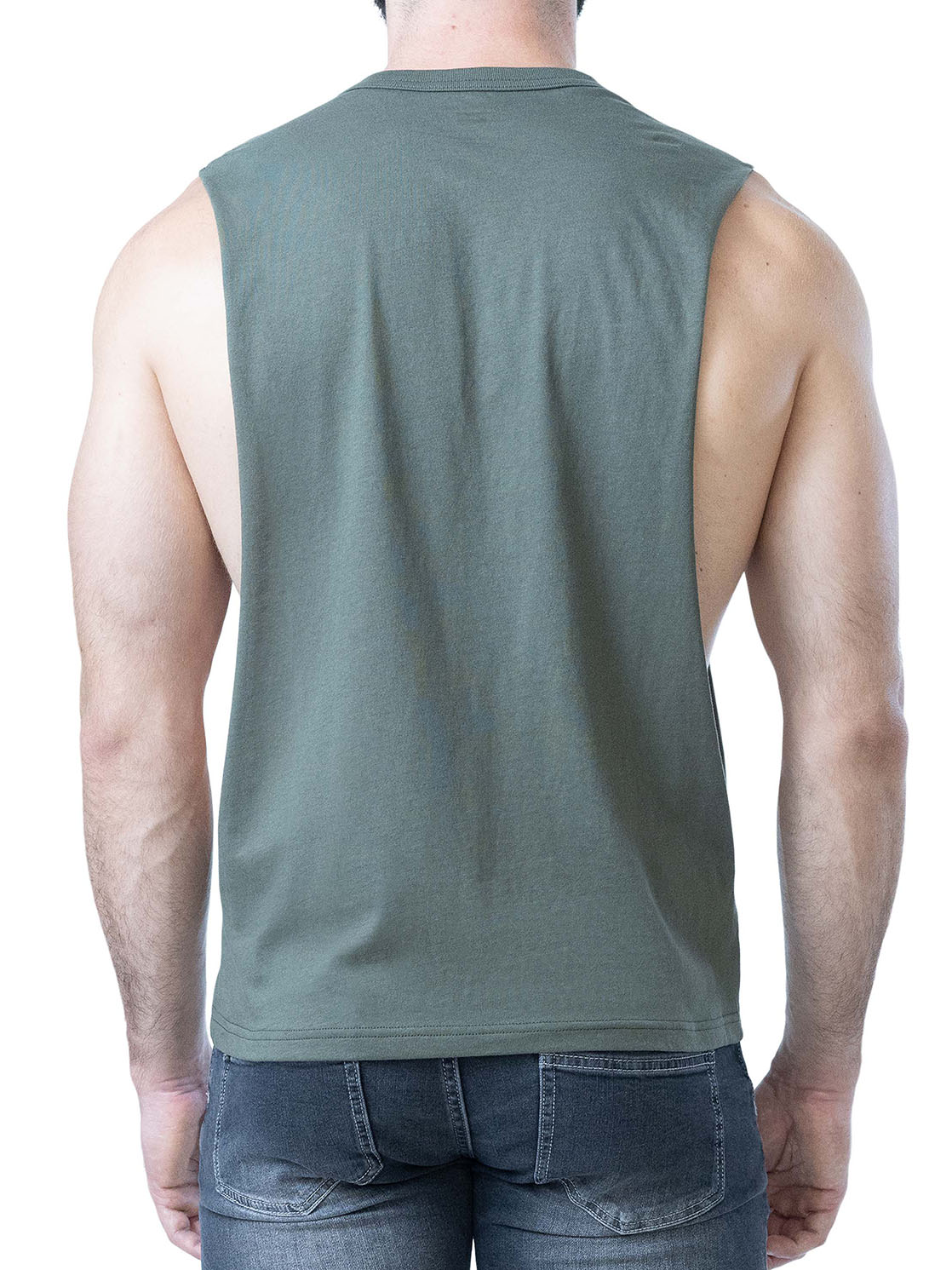 Nasty Pig Brandmark Shredder Tank Top 3.0 Army Green Shark Grey White - Fullkit.com