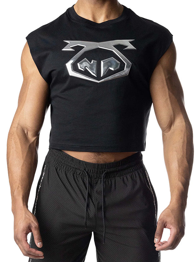 Nasty Pig Chrome Crop Top Black - Fullkit.com