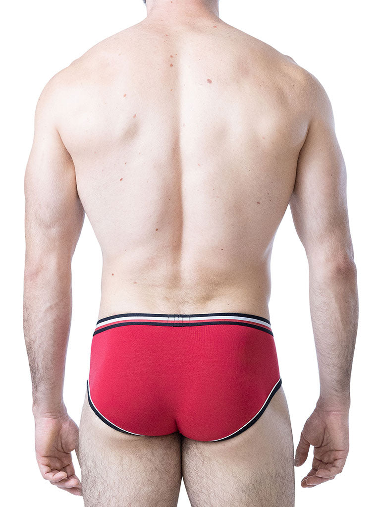 Nasty Pig Face Off U-Front Brief System Red Black White - Fullkit.com