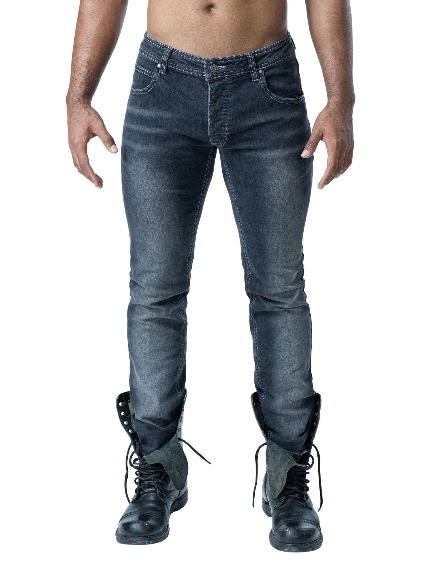 Nasty Pig NP Jean Distressed Grey - Fullkit.com