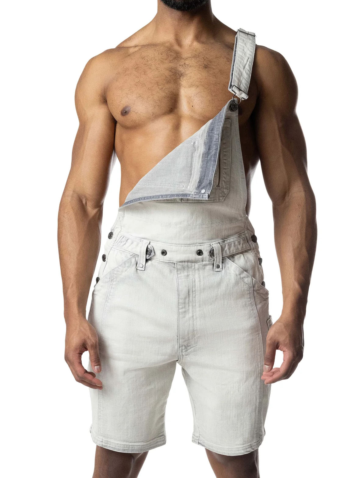 Nasty Pig Overall Short Bleached - Fullkit.com