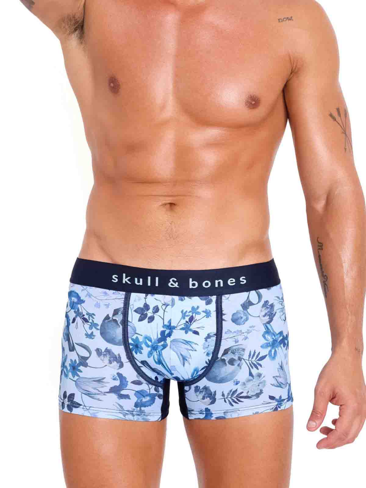 SKULL AND BONES DUTCH FLORAL TRUNK SKY - FullKit.com