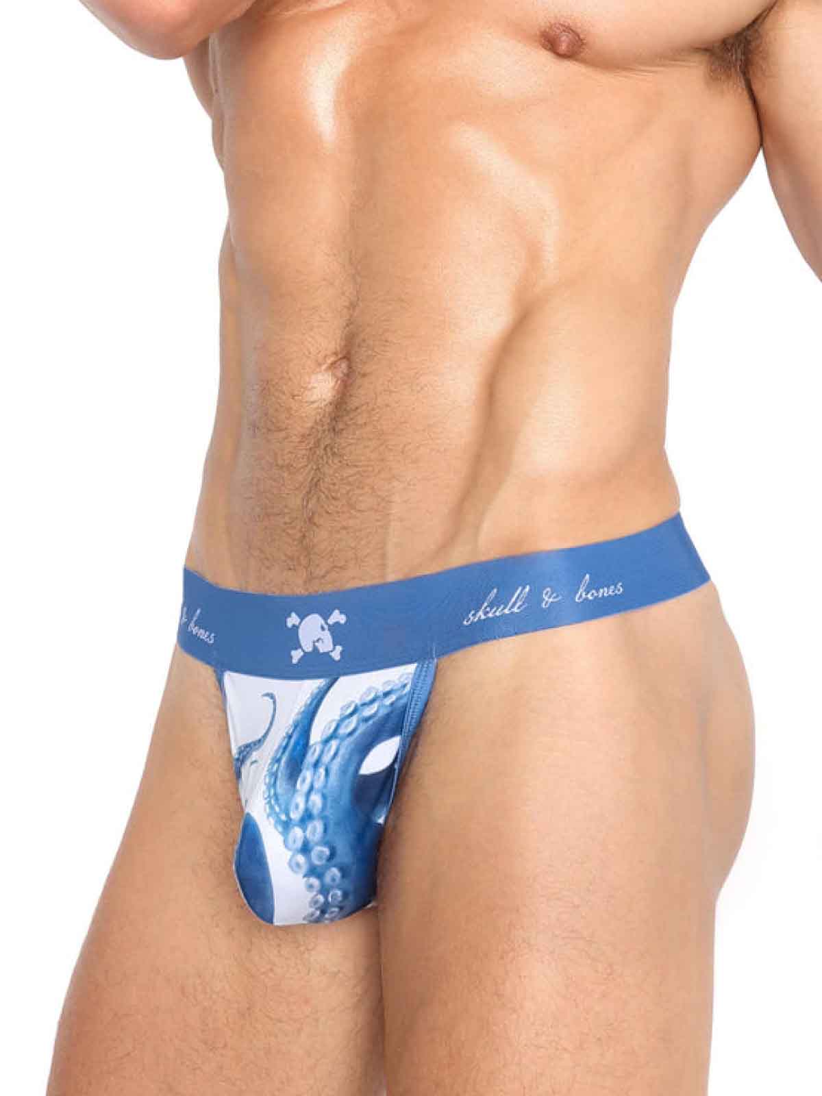 SKULL AND BONES TENTACLES THONG - FullKit.com