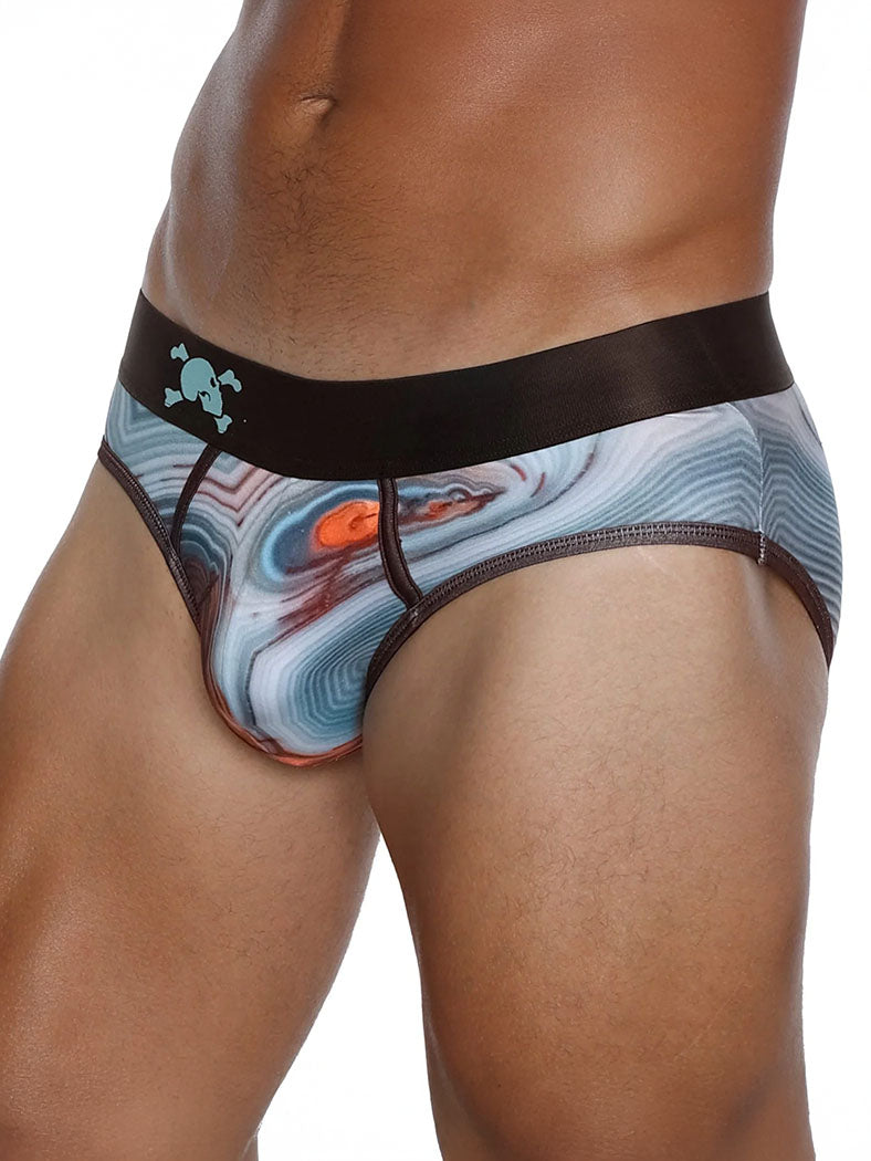 Skull and Bones Agate Stone Brief Brown - Fullkit.com