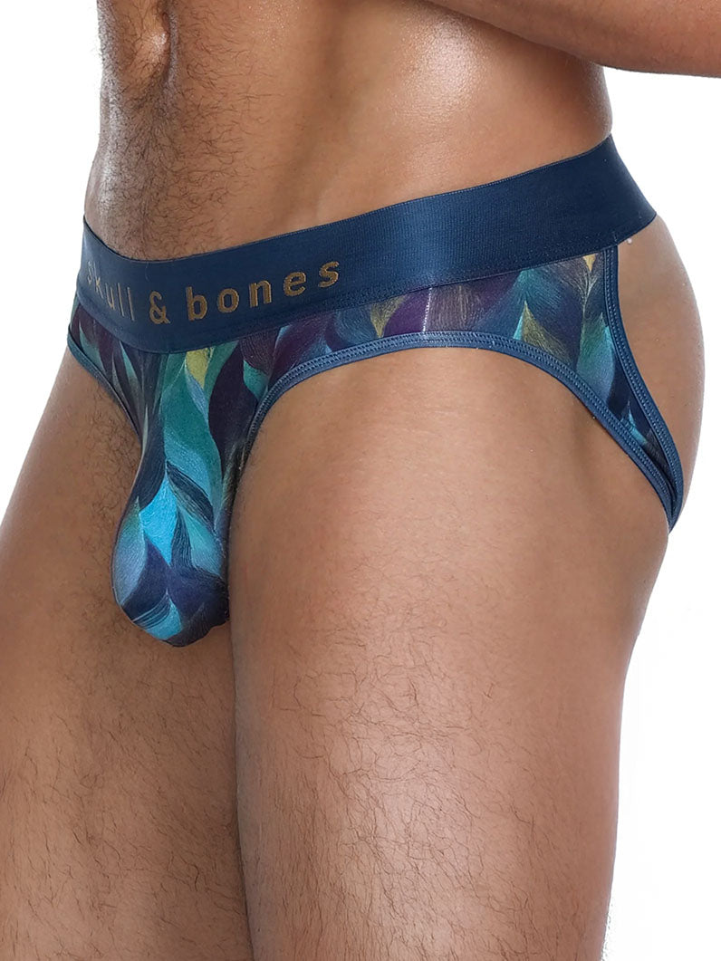 Skull and Bones Moody Peacock Jock Brief - Fullkit.com