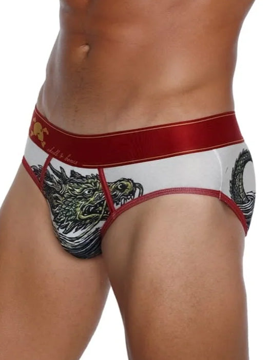 Skull and Bones OceanSerpent Brief Maroon - Fullkit.com