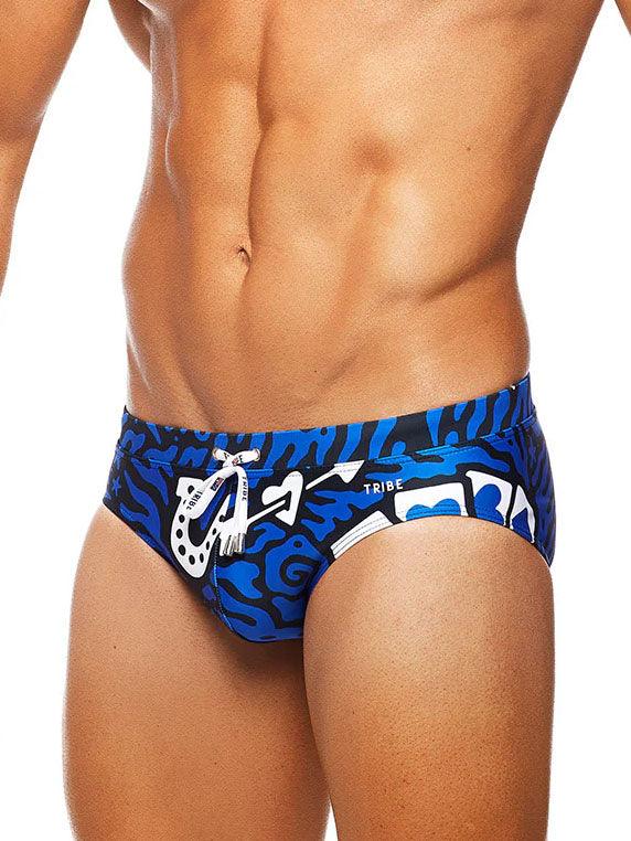 TRIBE REBEL BOY BRIEF BLUE - Fullkit.com