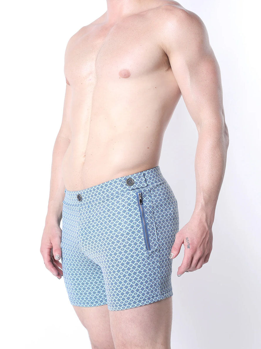 Timoteo Clemente Swim Short Blue - Fullkit.com