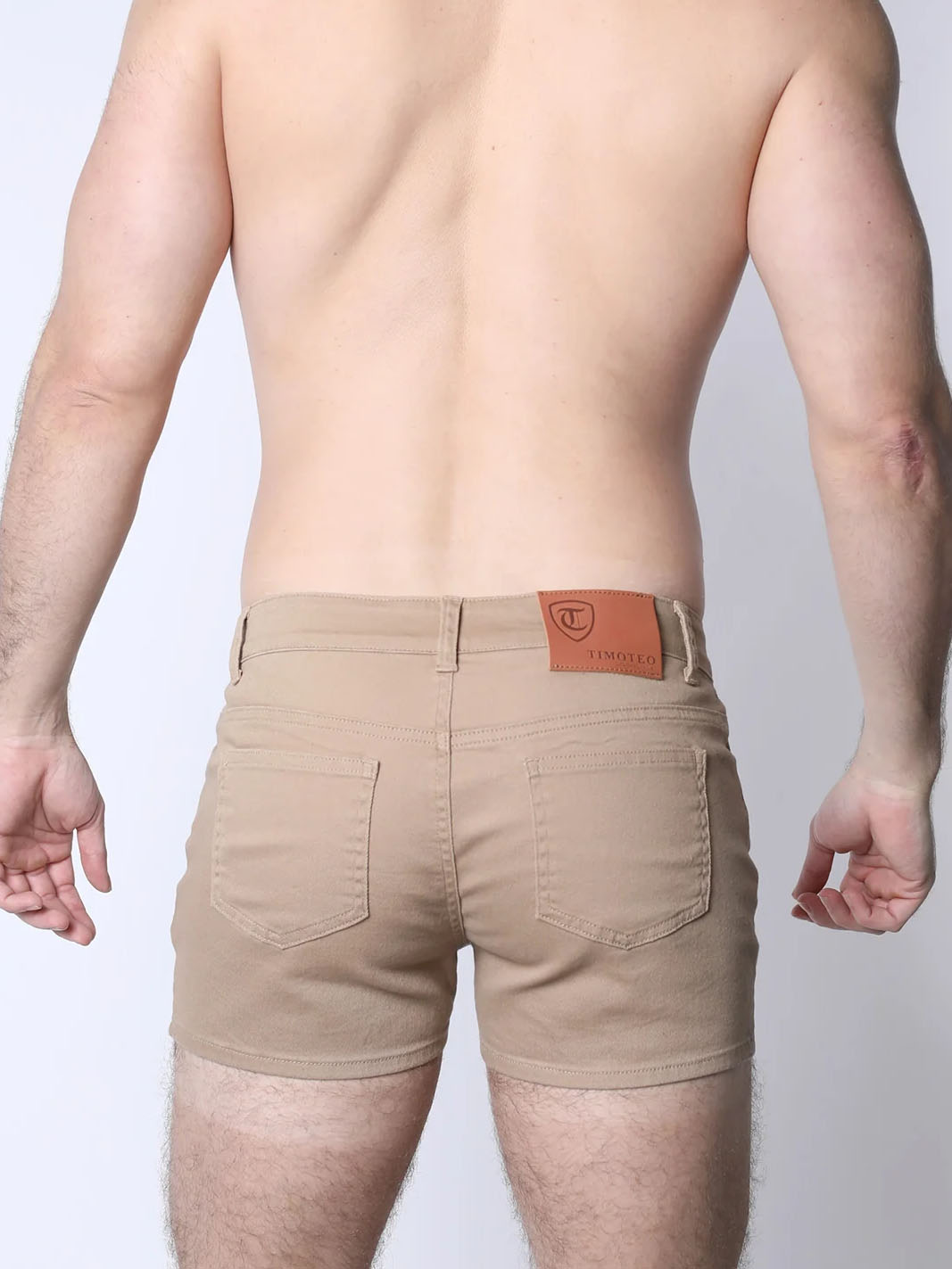 Timoteo Sorrento Cotton Twill Short Sand Green - Fullkit.com