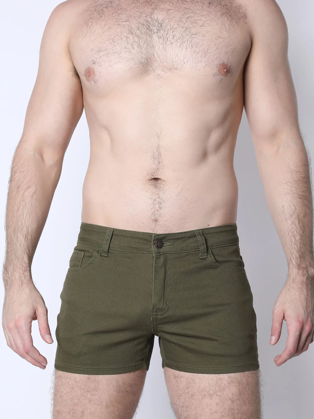 Timoteo Sorrento Cotton Twill Short Forest Green - Fullkit.com