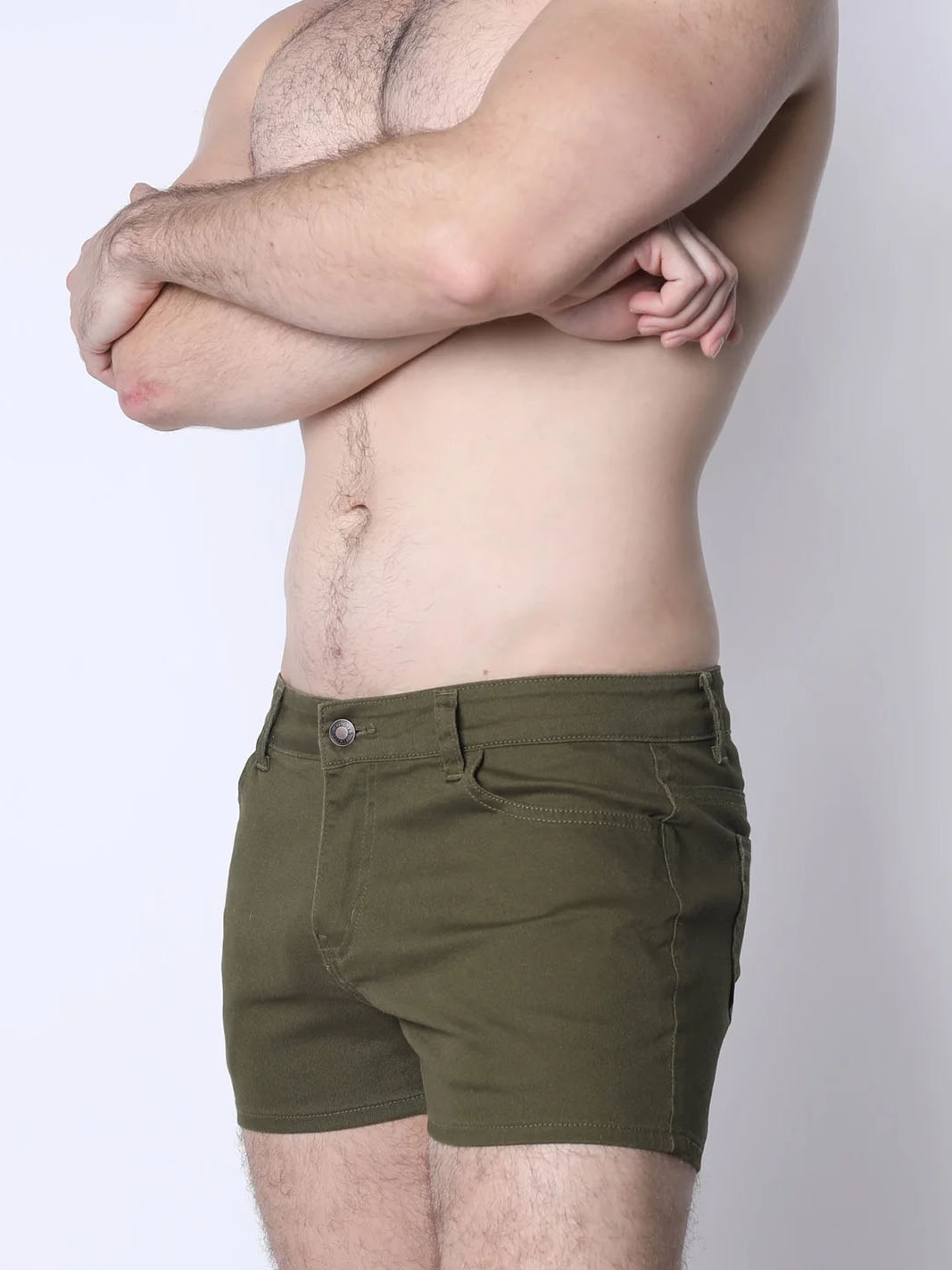 Timoteo Sorrento Cotton Twill Short Forest Green - Fullkit.com