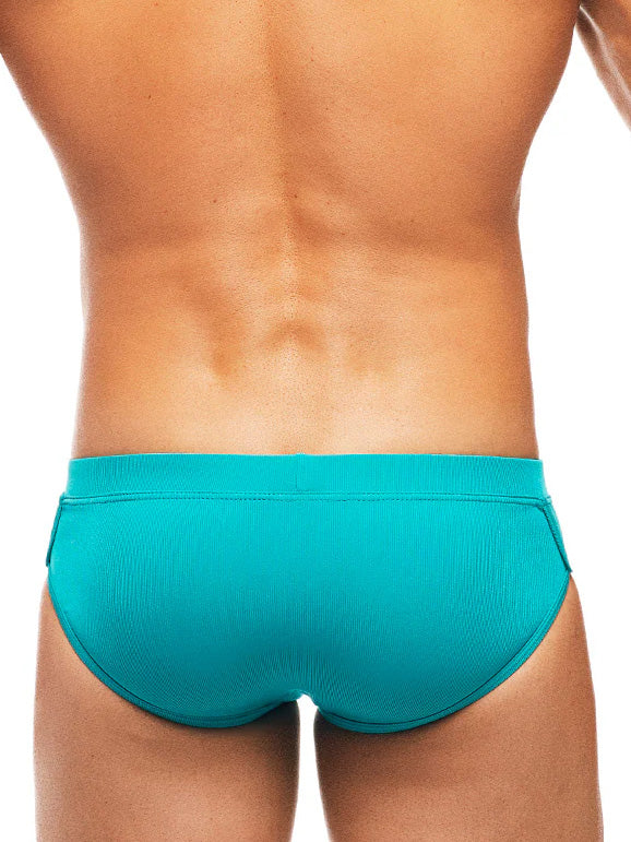 Tribe Brighton Ribbed Swim Boy Brief Emerald - Fullkit.com