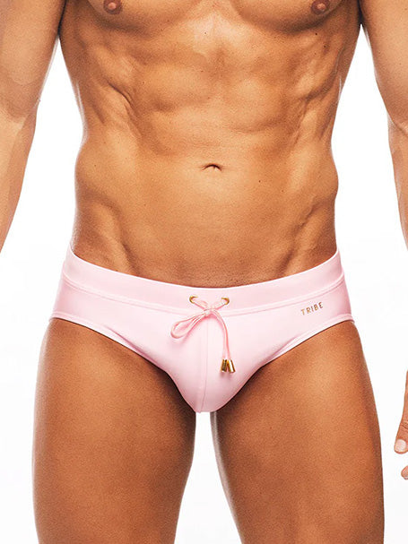 Tribe Sparkle Brief Pale Pink - Fullkit.com