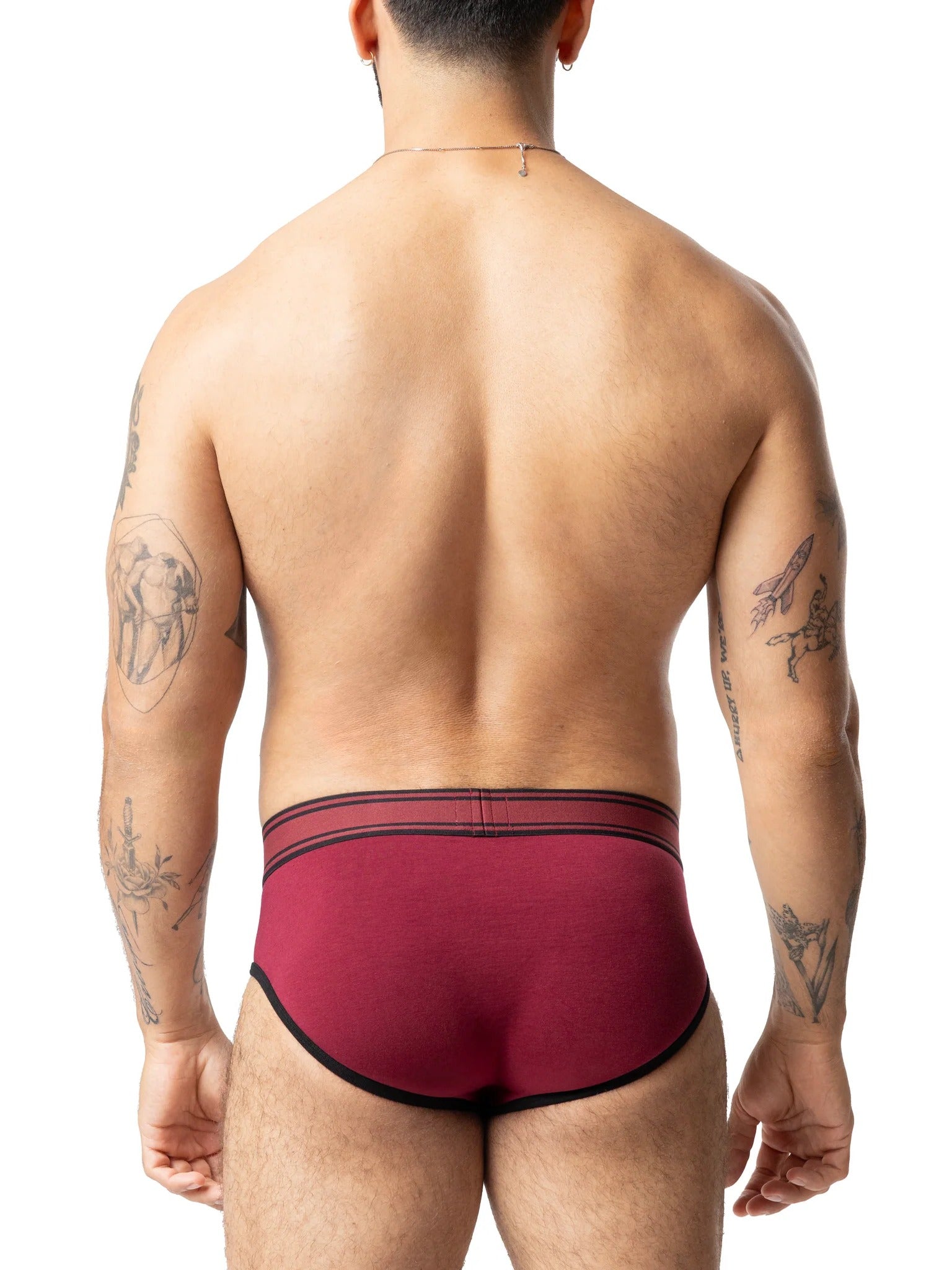 core y-front brief dark cardinal - fullkit.com