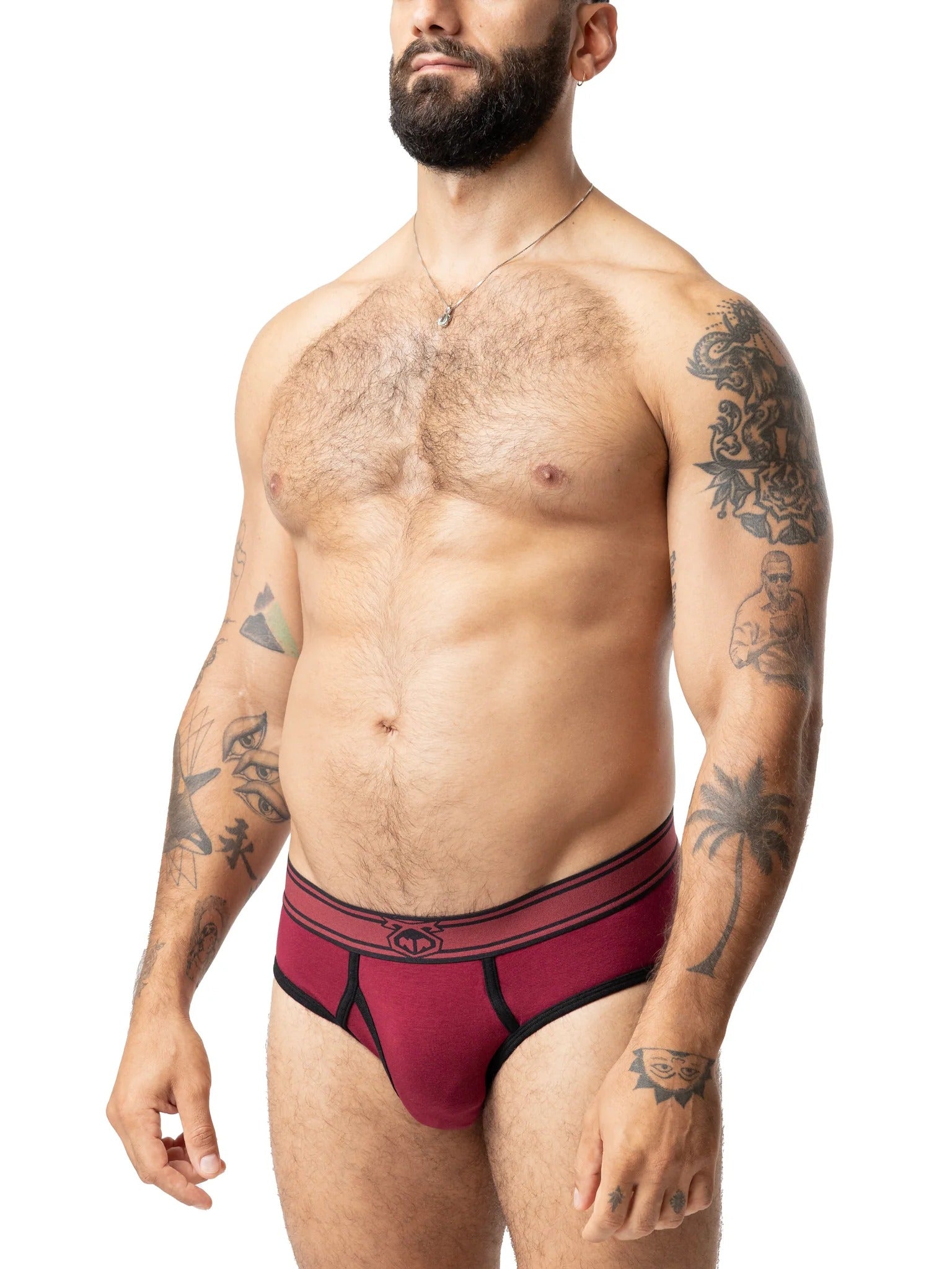 core y-front brief dark cardinal - fullkit.com