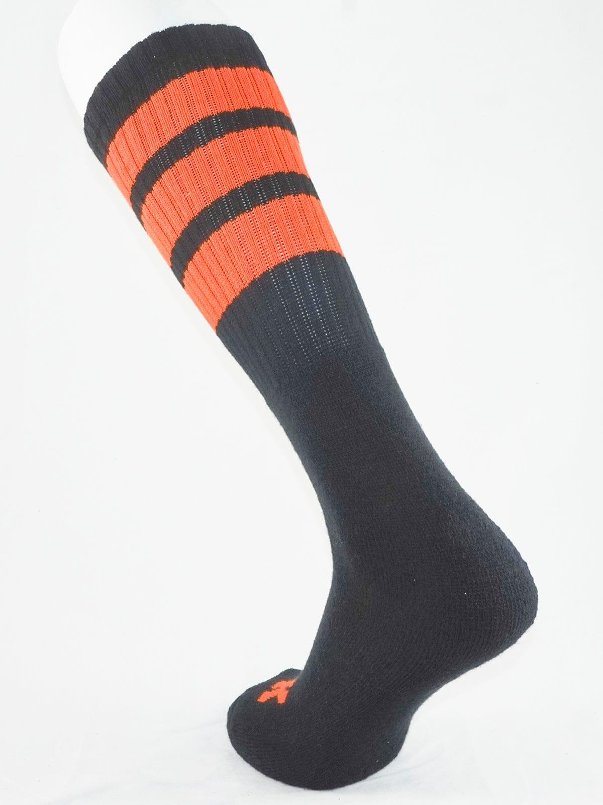 FK SPORT BLACK HIGH CALF TUBE SOCK ORANGE - FullKit.com