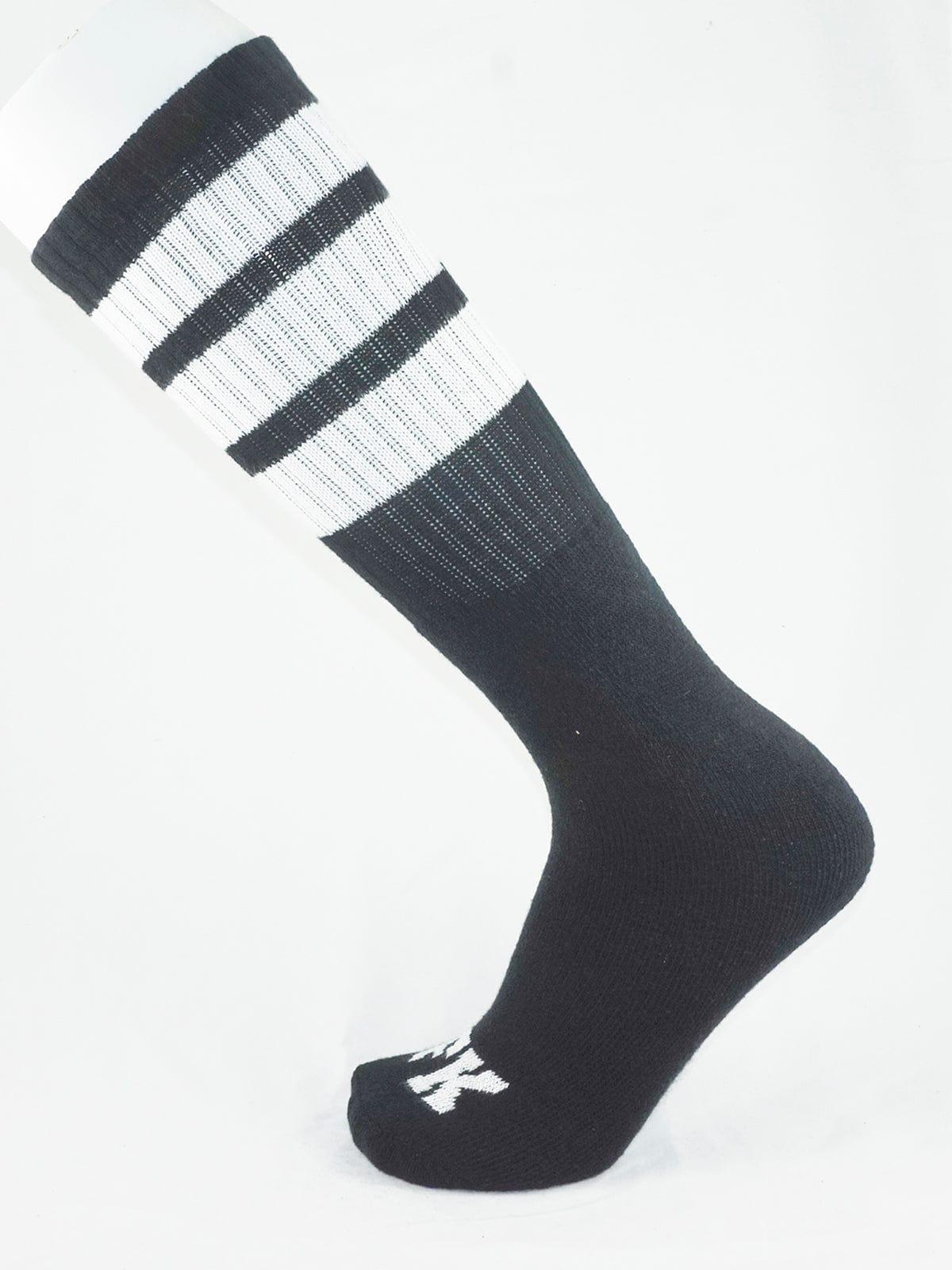 FK SPORT BLACK HIGH CALF TUBE SOCK WHITE - FullKit.com