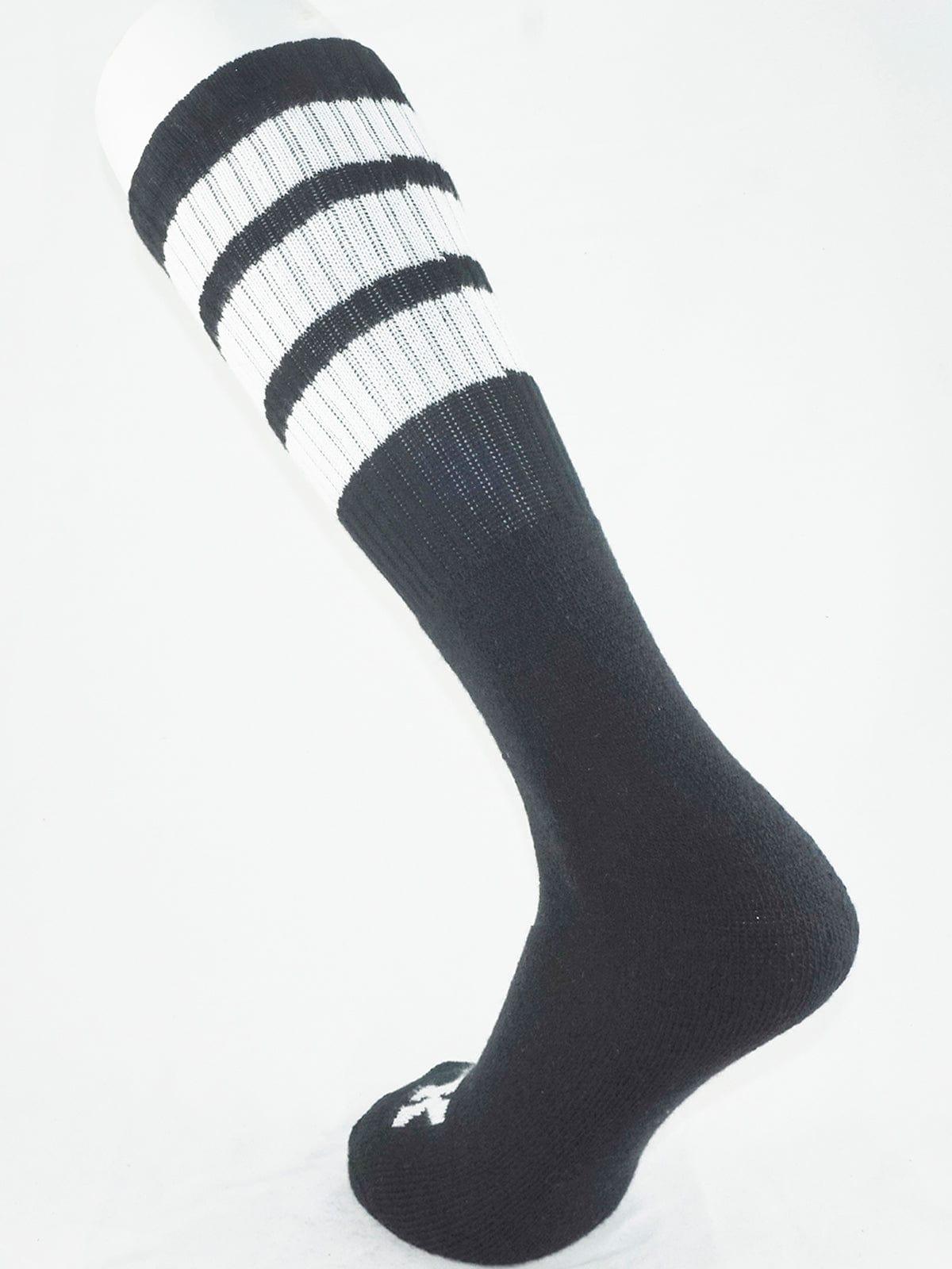 FK SPORT BLACK HIGH CALF TUBE SOCK WHITE - FullKit.com