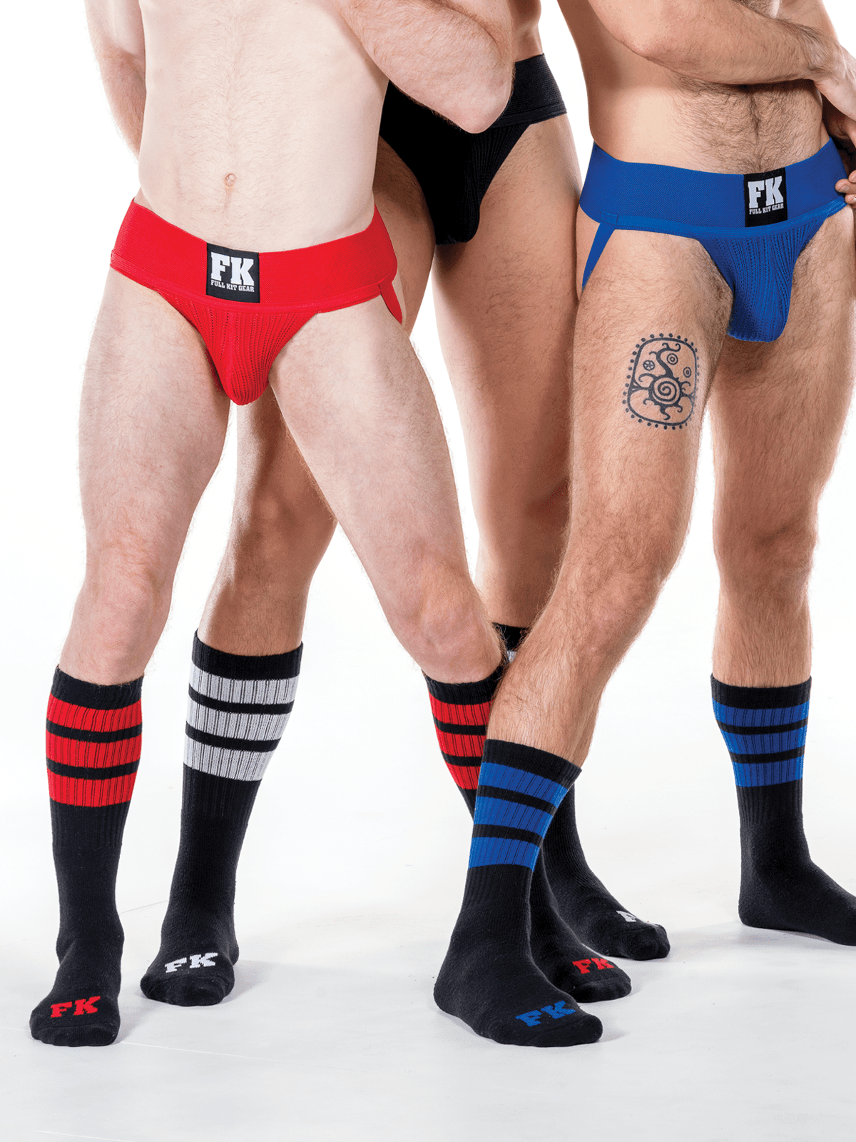 FK SPORT BLACK HIGH CALF TUBE SOCK - FullKit.com