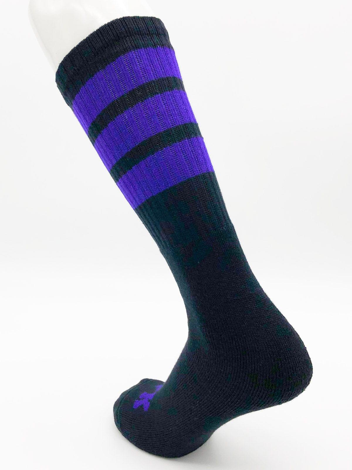 FK SPORT BLACK HIGH CALF TUBE SOCK PURPLE - FullKit.com