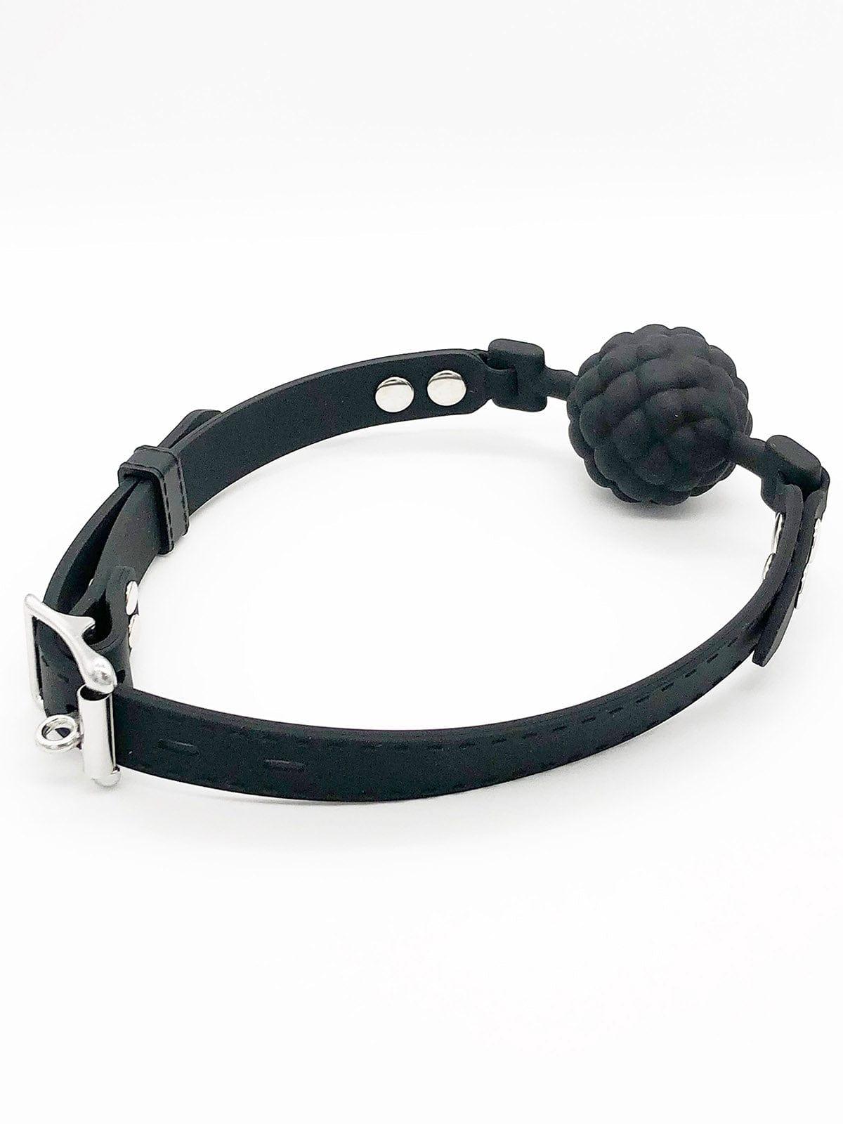 SILICONE TEXTURED SOLID BALL GAG - FullKit.com
