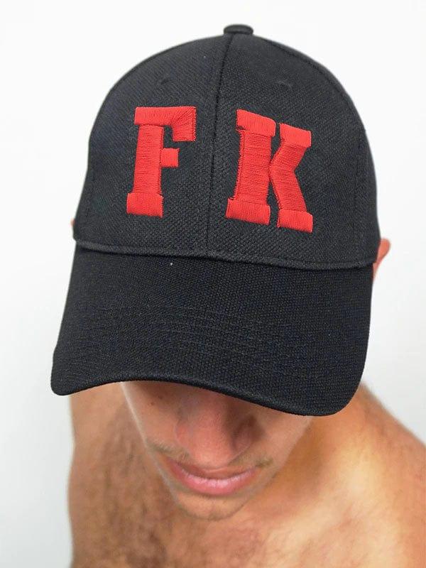 FK LOGO BASEBALL CAP RED - FullKit.com