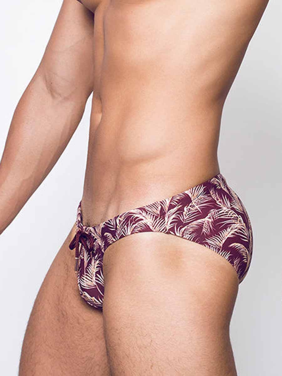 2EROS CORAL HAWAIIAN NIGHT SWIM BRIEF TAWNEY PORT - FullKit.com