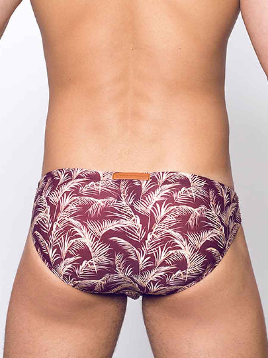 2EROS CORAL HAWAIIAN NIGHT SWIM BRIEF TAWNEY PORT - FullKit.com