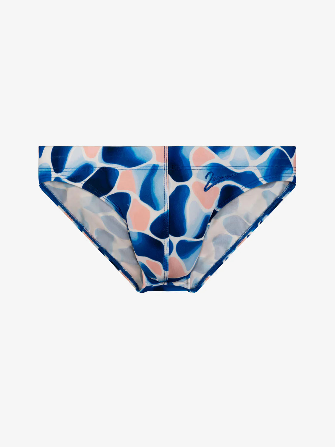 2eros Abstract Brief Aqua Navy - Fullkit.com